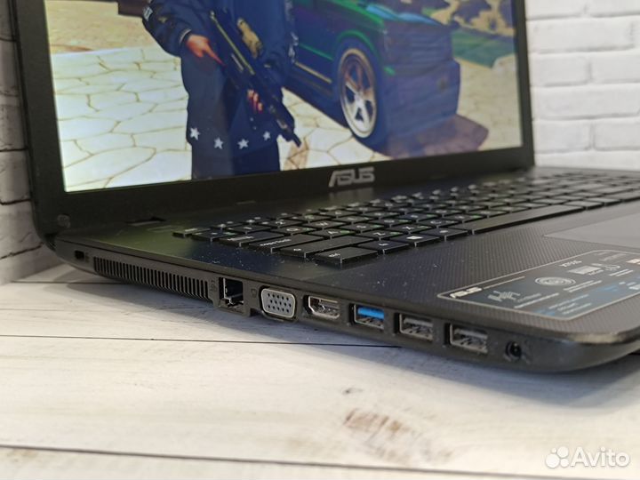 Игровой/большой ноутбук Asus 17.3/ssd/Nvidia 920mx