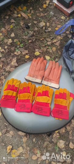 Перчатки рабочие спилковые