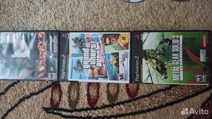 Игровые диски на ps2