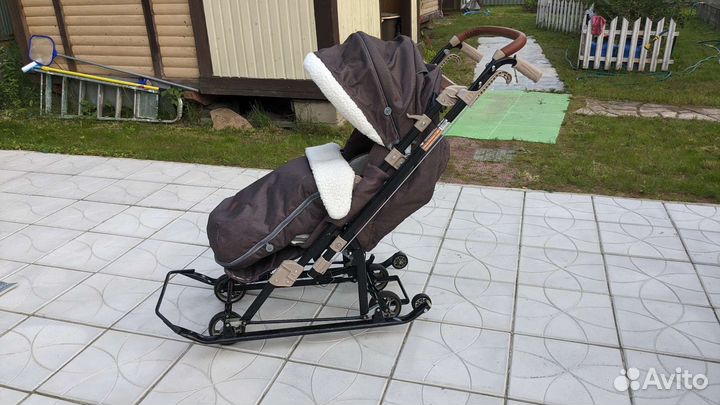 Санки коляска ника 7 8к