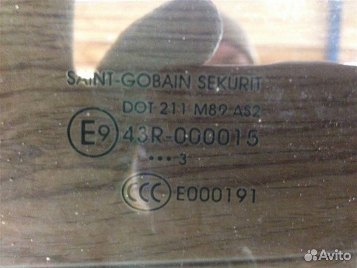 Стекло двери задней правой Peugeot 301 (2012-2016)