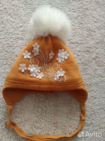 Шапка зимняя для девочки 46