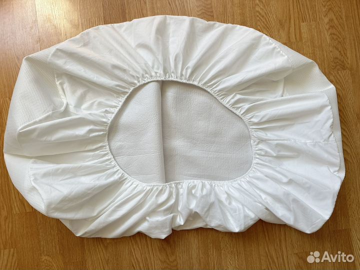 Наматрасник на овальную кроватку 60 на 120 IKEA