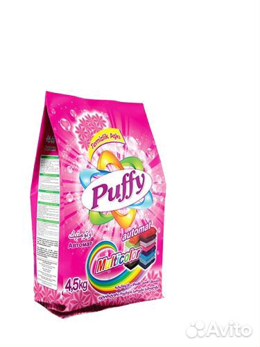 Puffy АВТОМАТ порошок 4,5 кг. Х 4 multicolor