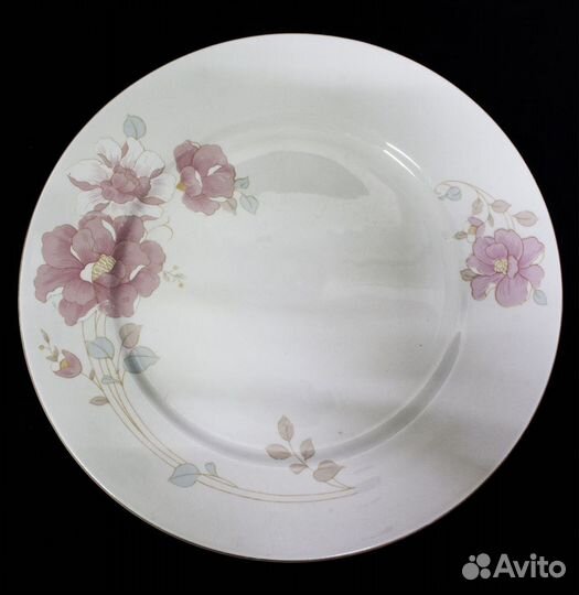 Набор Тарелки 15 шт. Перламутровая полоса, Дулево