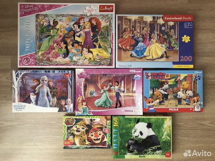 Детские пазлы от 6 лет, 160, 200, 260 элементов