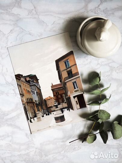 Открытка с иллюстрацией