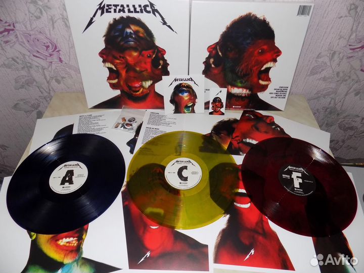 Виниловые пластинки Metallica - 2016г US press