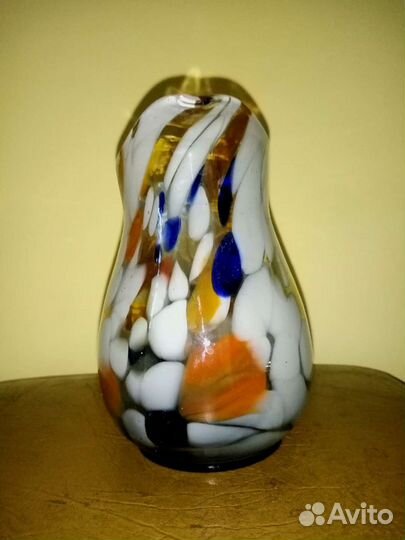 Ваза, молочник из цветного стекла СССР