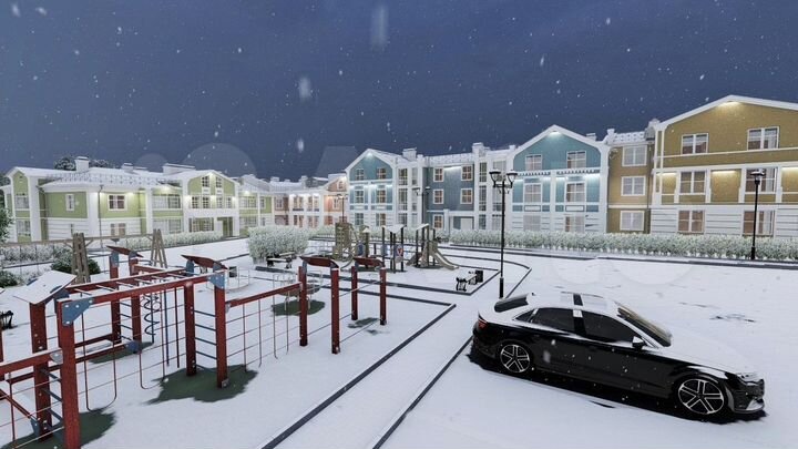 3-к. квартира, 126,2 м², 3/3 эт.