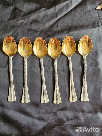 Ложечки чайные/кофейные серебро