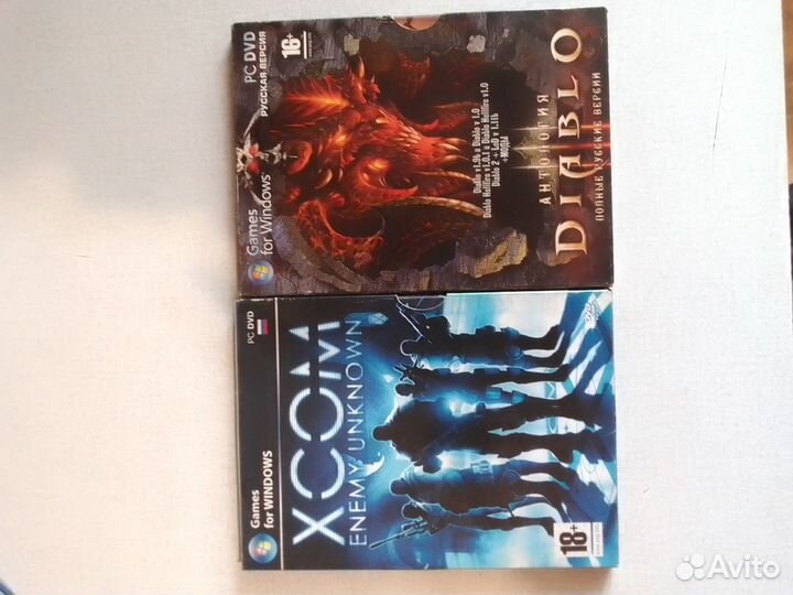 CD, DVD диски с играми