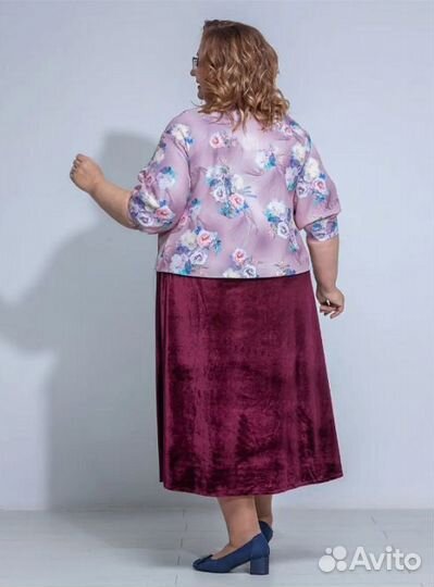 Суперское трендовое стильное платье Россия р.60-62