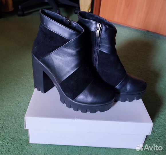 Ботильоны натуральная кожа