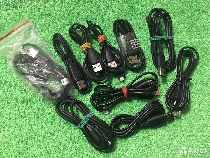 Кабель USB Mini, Micro, Type-C 1-2 метра