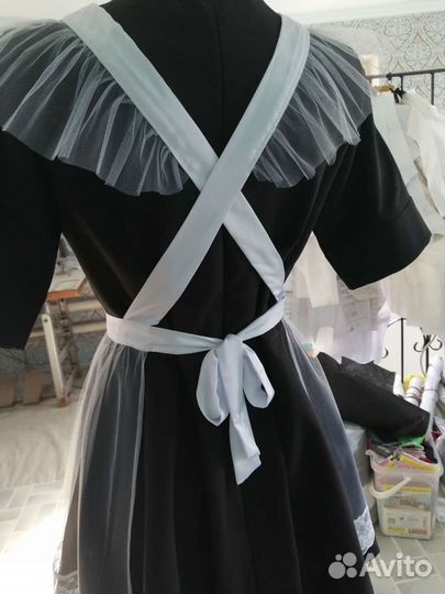 Форма школьная новая. Фартук. Платье