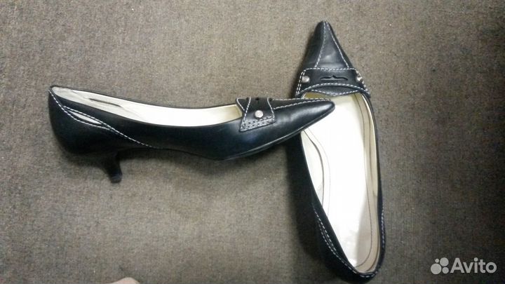 Кожаные туфли Anne Klein