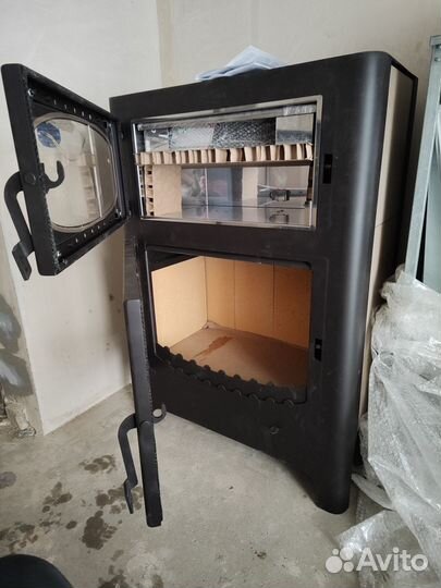 Печь-камин с духовкой и плитой рк179