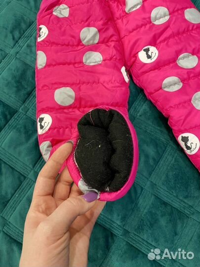 Зимние брюки для девочки 86-92