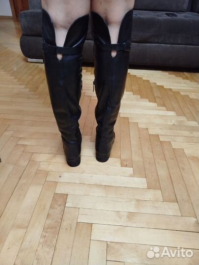 Сапоги женские зимние ботфорты