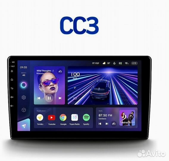 Teyes CC3 3/32 монитор Тиайс сc3