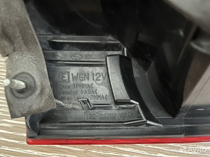 Фонари Субару Аутбек 2011 BR