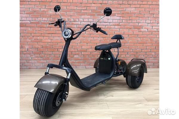 Электроскутер Citycoco трехколесный