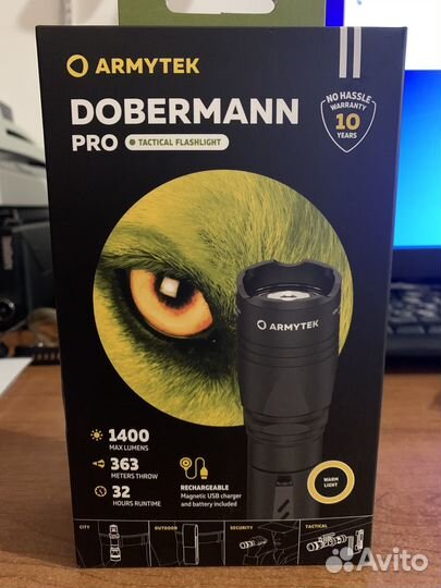 Фонарь Armytek Dobermann Pro Magnet USB
