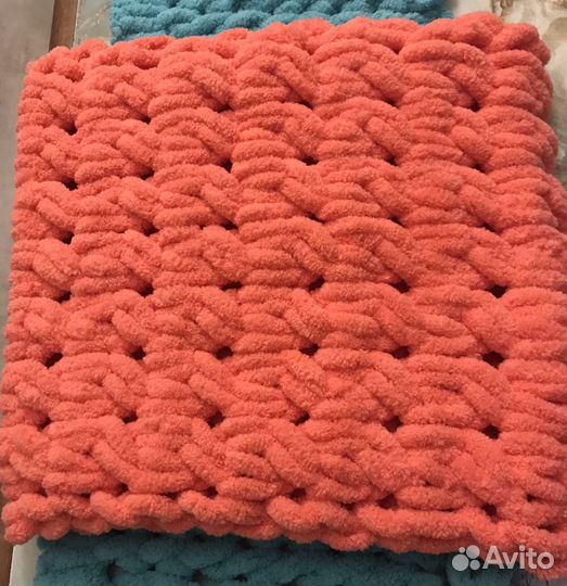 Снуды и другие изделия из плюшевой пряжи