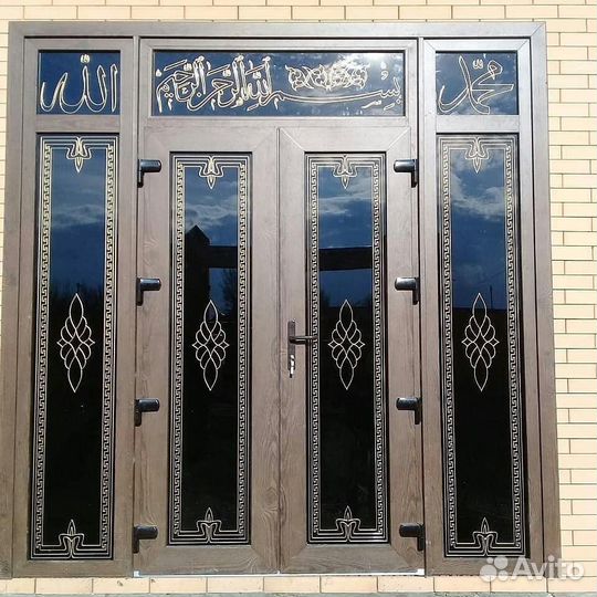 Пластиковые окна и двери витражи