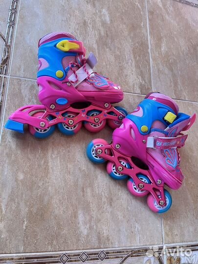 Роликовые коньки детские раздвижные