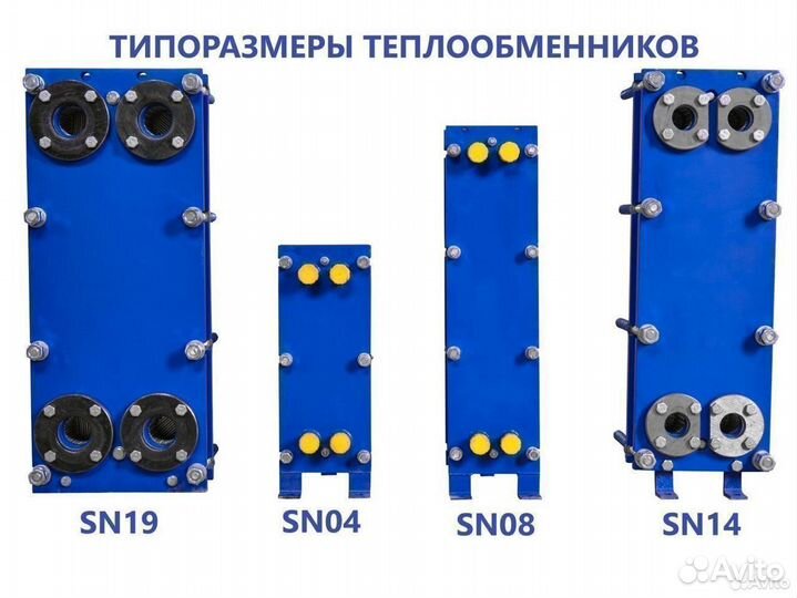 Разборный пластинчатый теплообменник на итп