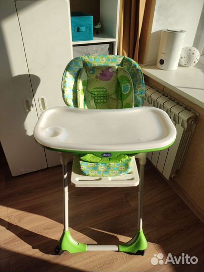 Стульчик для кормления chicco polly