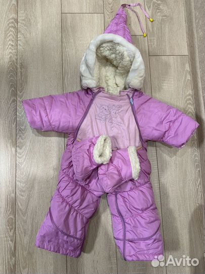 Зимний комбинезон для девочки