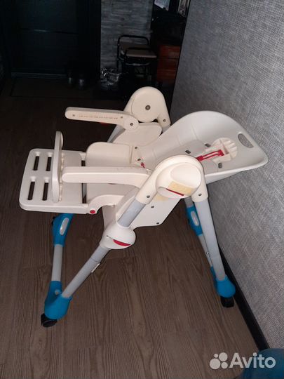 Детский стульчик для кормления chicco polly