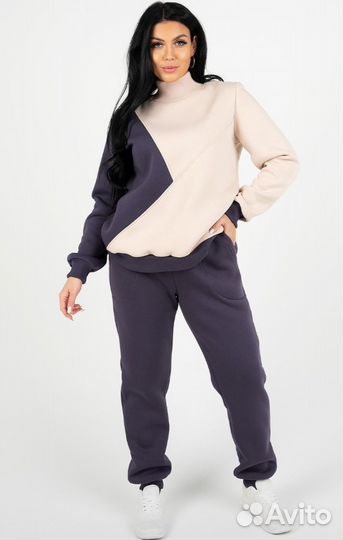Спортивный костюм женский теплый 48-52р