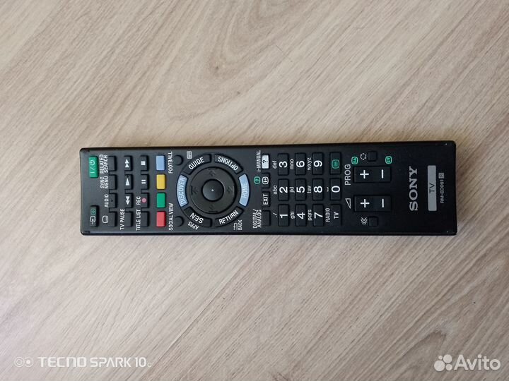 Оригинальный пульт телевизора Sony