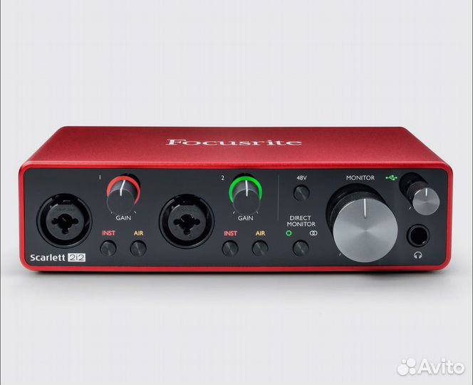 Звуковая карта focusrite scarlett 2i2 3rd gen