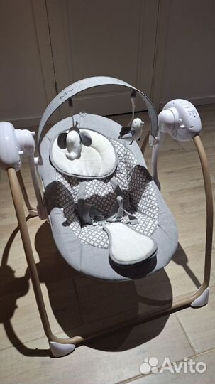 Электрокачели для новорожденных Martin Noir Liloo