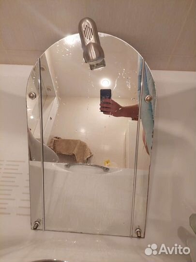 Зеркало в ванную с подсветкой бу