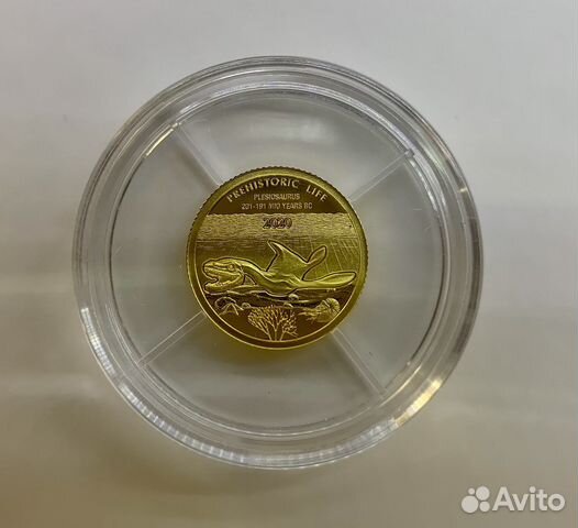 Золотые монеты Конго, Монголия Динозавры