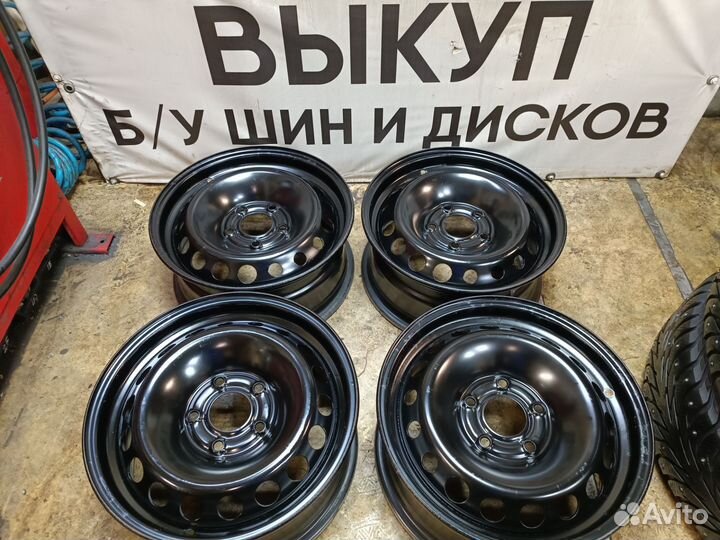 Диски Renault с колпаками r15 5*114,3 d66, 1