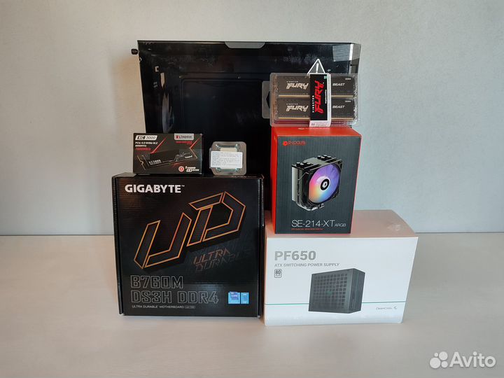 I5 12400f + мать, память 32 гб. и NVMe 1 тб