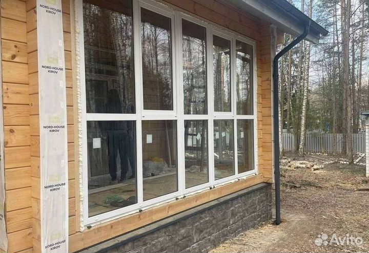 Остекление окон и балконов пвх