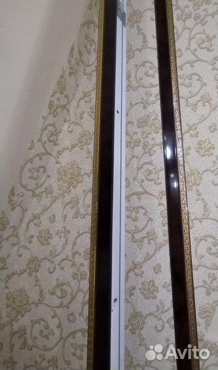 Карниз темно коричневый