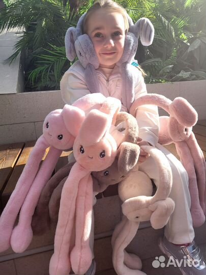 Наушники меховые, утепленные наушники для девочек