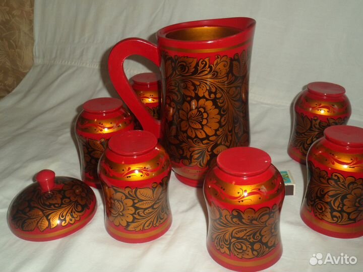 Хохлома набор1 винтаж