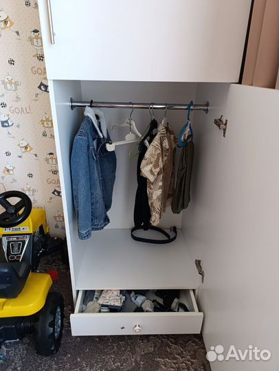 Кроватка+шкаф