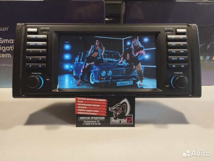 Автомагнитола для BMW 5 e39 2gb/32gb DSP