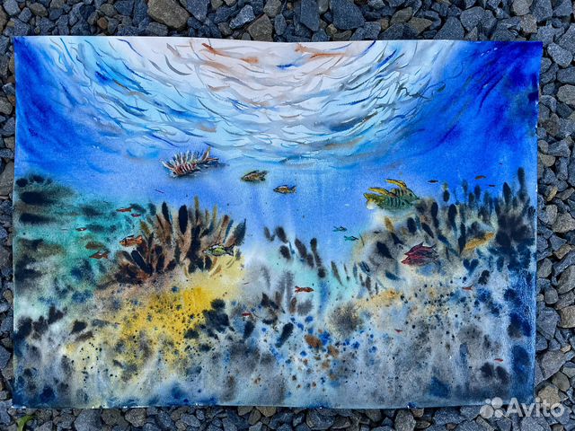 Картина акварель